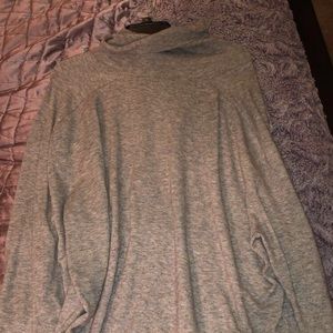 Oversized grey sweater dress